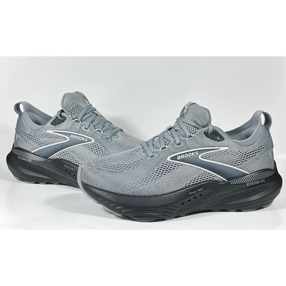 Brooks Glycerin GTS 22 Men’s (Gray / Black, Sz 8.5 Wide 2E) NWOB